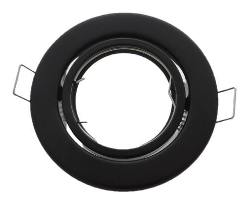 POHYBLIVÁ ČIERNA HALOGÉNOVÁ LAMPA + ZÁSUVKA GU10