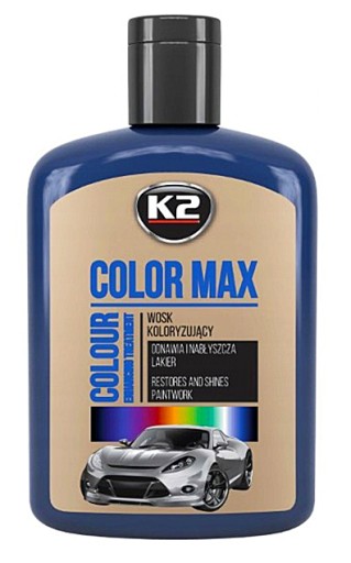200ML NAVY BLUE K2 COLOR MAX FAREBNÝ VOSK D0I