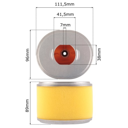 VZDUCHOVÝ FILTER PRE HONDA GX340 GX390 182f 188f
