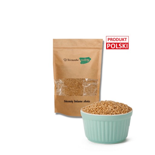ĽANOVÉ SEMIENKO zlaté 1 kg POĽSKO čistota 99,9%