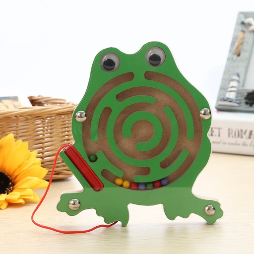 Edukačná hra Żabka bludisko s magnetickou guľou