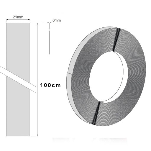 Hrana nábytkovej dosky dyha farba 21mm 10mb