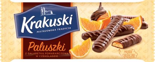 KRAKUSKI POMERANČOVÉ TYČKY s želé x 3