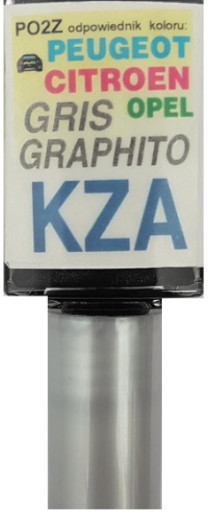 CITROEN KZA GRIS GRAPHITO FARBA ŠKRABANÝ DOTYK