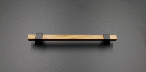Drevená nábytková úchytka, klasické loft, rozmer 128 mm