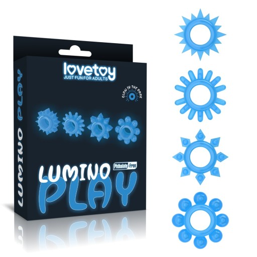 LUMINO Penis upínacie krúžky 4 ks.