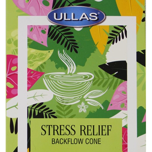 Indické vonné kornútky ULLAS STRESS RELIEF spätné kornútky 10 ks