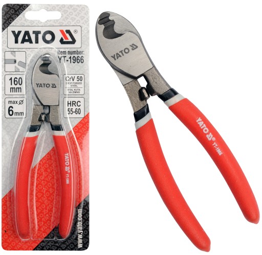 KLIEŠTE NA REZANIE KÁBLOV 160 MM 42-48 HRC YATO