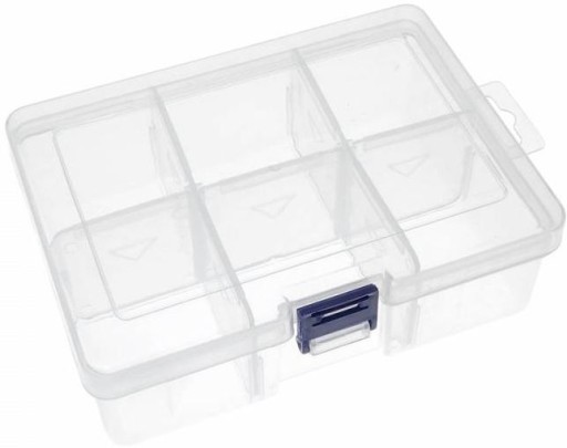 Organizér 6 priehradok 16x12x5,8cm, OR6
