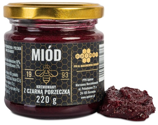 Medová smotana S ČIERNYM PRÚDOM 220g Lešt