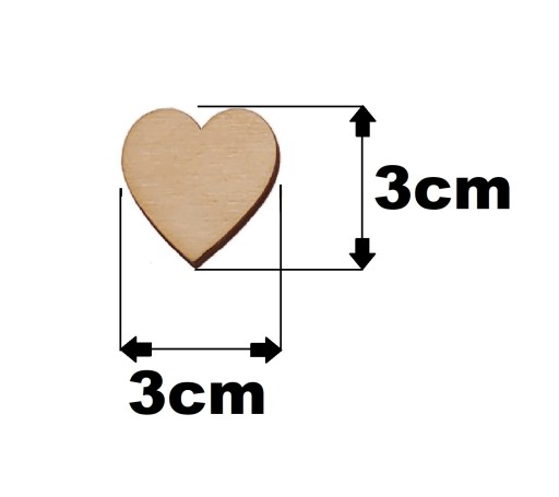 3 cm / 30 ks Prívesky lapače snov Scrapki Hearts