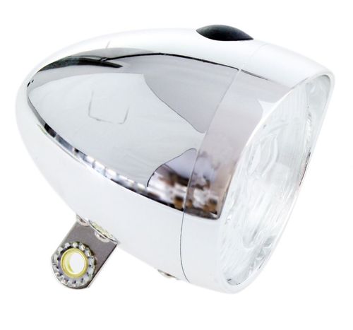 LAMPA XC-764A Strieborná LED retro lampa