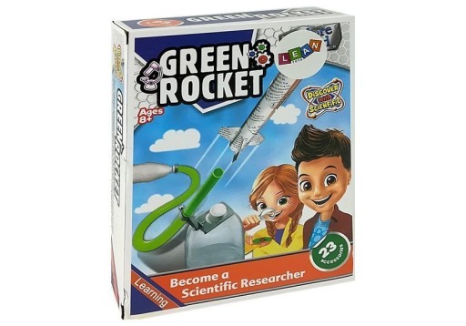DIY vzdelávacia raketa na stlačený vzduch