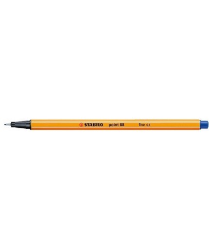 Jemná linka Stabilo Point 88, 0,4 mm, tmavo modrá