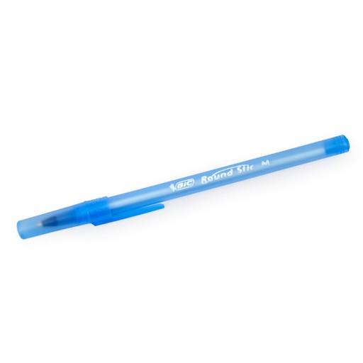 BIC Round Stick modré pero