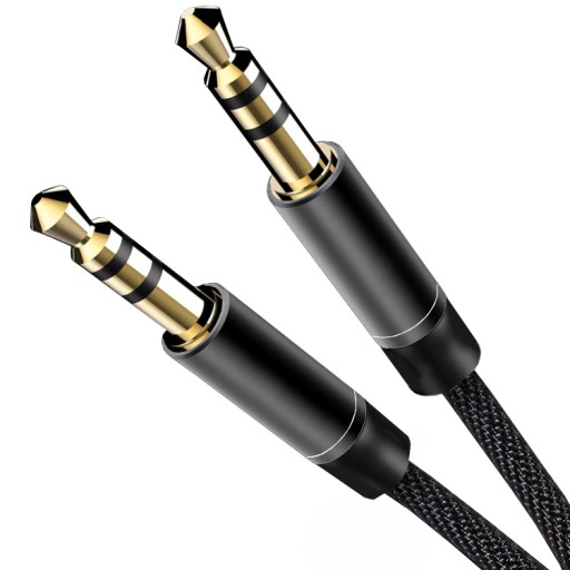 VYLEPŠENÝ NYLONOVÝ AUX MINI JACK AUDIO KÁBEL 3,5MM