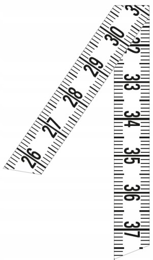 KRAJČÍRSKY CENTIMETER, ROZROHOVANÝ ROZMER 150CM, MIERY 1,5