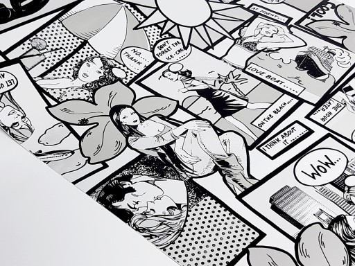 Dekoratívna nábytková dyha Comix 45 cm