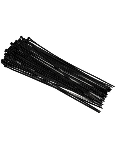 Sťahovacie pásky 4,6x350mm Čierna 100 ks