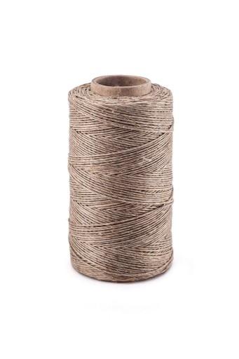 Šedé ľanové mäsové nite 100g 160m tenké