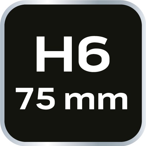 HEX hrot 6 x 75 mm, S2 x 2 ks, NEO 10-982