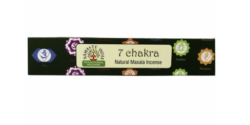 NAMASTE - 7 čakrových vonných tyčiniek