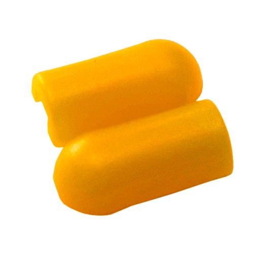 2x Koncovka NEON FLEX 6x12mm ŽLTÁ