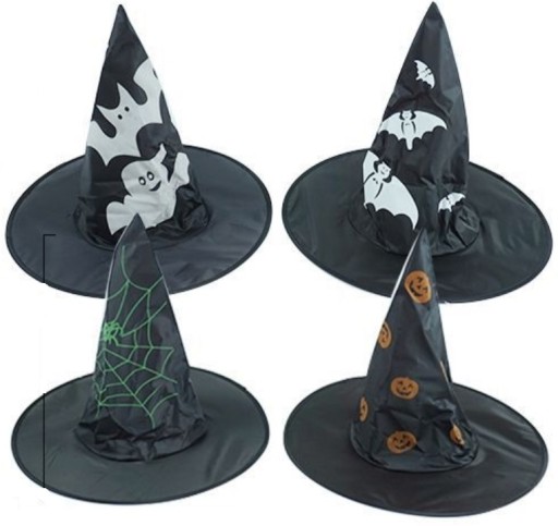 ČIERNEČNÝ HALLOWEENSKÝ KLOBÚK ČIERNY HALLOWEENSKÝ PÁRTY