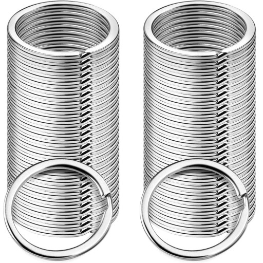 Kľúčenka, kľúčenka, krúžok, plochý krúžok na kľúče 30 mm / 100 ks.