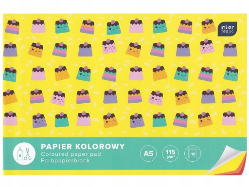 A5 ŠKOLSKÝ FAREBNÝ BLOK PRE DETI, 10 listov