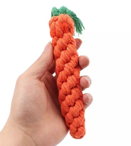 HRAČKA PRE PSA, ŽUVAČKA, MRKVIKA, PLAIMOVANÉ POVLÁDKO NA ŽUVANIE, 22 cm