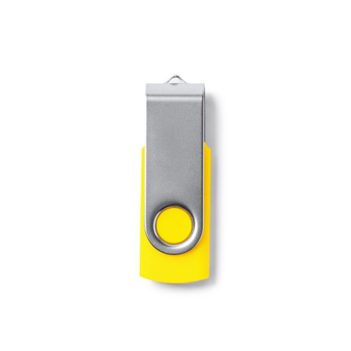Pendrive 32GB USB 2.0 žltý kovový klip