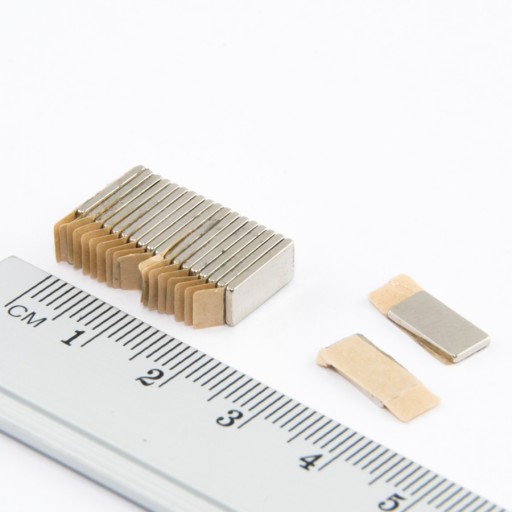 MK 10x5x1 s lepidlom neodymový magnet - 20 ks.