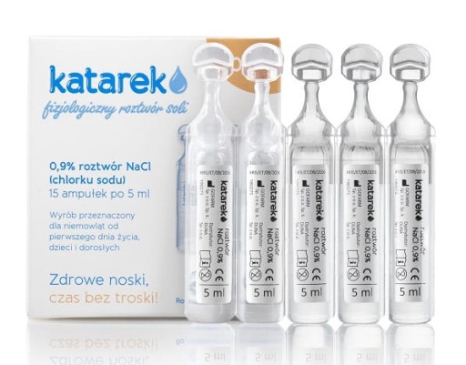 KATAREK FYZIOLOGICKÝ SOĽNÝ ROZTOK NaCl 0,9%