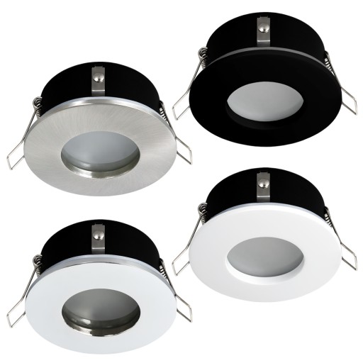 Halogénové kúpeľňové stropné svietidlo IP44 pre LED INOX