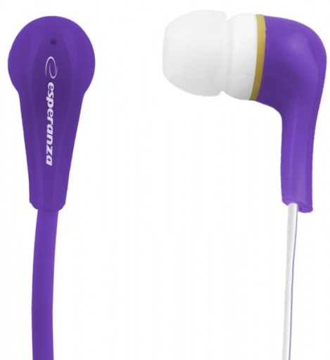 EH146V Lollipop slúchadlá do uší, fialové Espera
