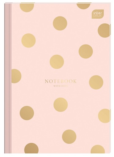 BRULION NOTEBOOK A5 64 strán s bodkami MIX