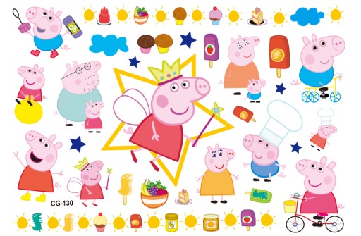 Umývateľné tetovanie pre deti PEPPA PIG CG130
