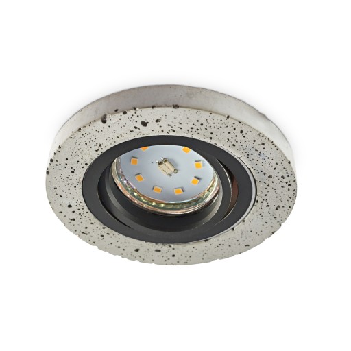 Svietidlo BARI ROUND BLACK GU10