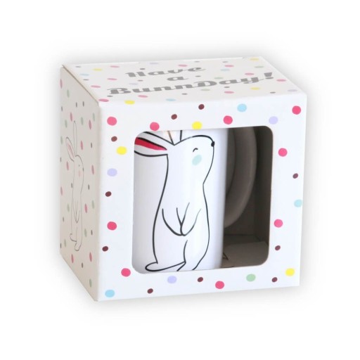 Hrnček Funny Bunny s potlačou, 300ml, darček pre veľkonočného zajačika