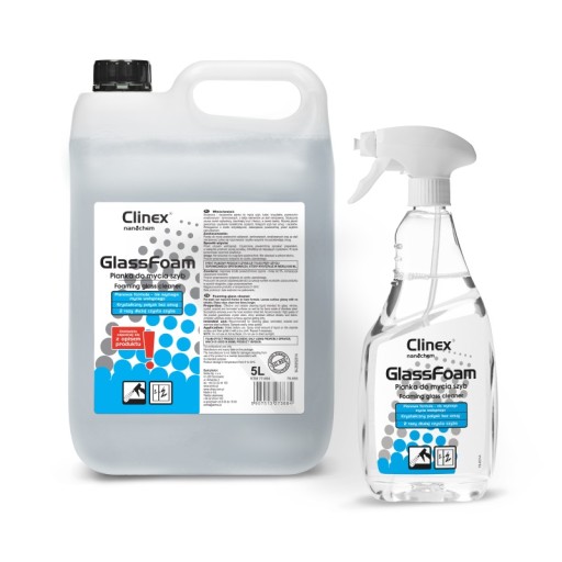 Clinex Glass Foam - Pena na čistenie skla - 650 ml