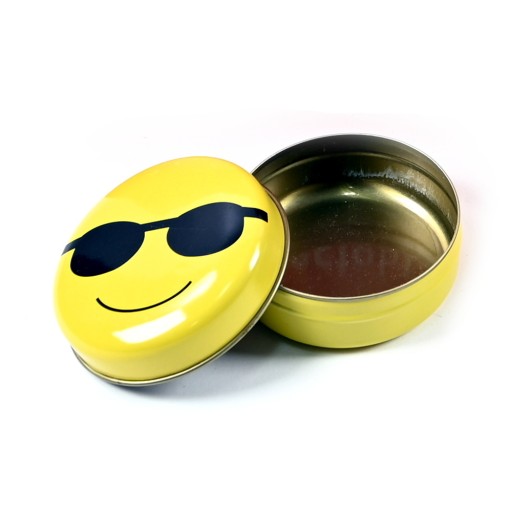 MINI KOVOVÁ KRABIČKA EMOJI MÔŽE RÔZNE VZORKY