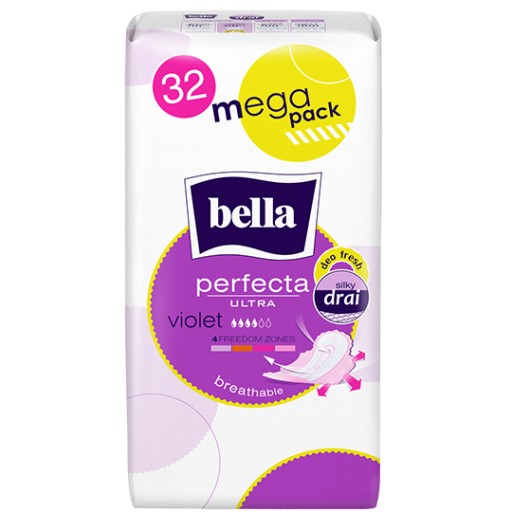 BELLA PERFECTA ULTRA Violet MEGAPACK hygienické vložky