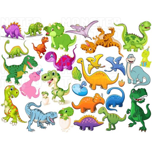 UMÝVAJÚCE DOČASNÉ TETOVANIE PRE DETI DETI DINOSAURY ORIGINÁLNE DIZAJNY