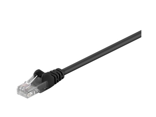 CAT5e U/UTP sieťový kábel, čierny 20 m
