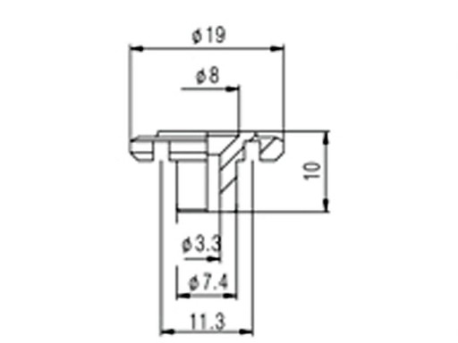 VPARTS VSR-001 svorka basových strún (BK)