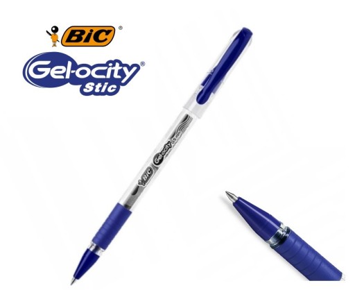 Modré gélové pero BIC Gelocity 0,5 mm
