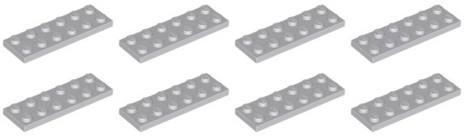 LEGO 3795 TANIER 2x6 svetlosivá NOVINKA (15g) 8 ks