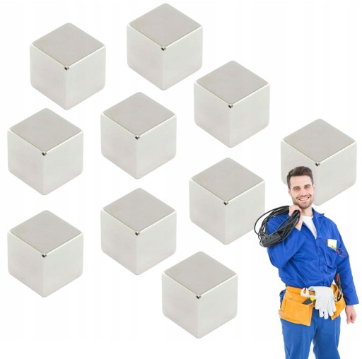 NEODYMOVÉ MAGNETY 6x6x6 mm 10 ks