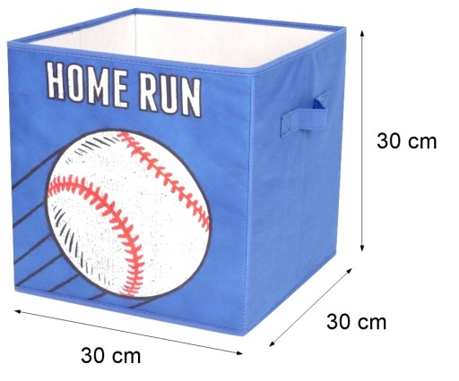 HOME RUN TOY BOX KONTAJNER 30x30x30 cm